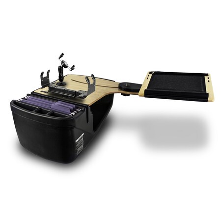 Autoexec Reach Desk Backseat Left Elite w/ Power Inverter, Printer Stand and Phone Mount ReachDesk LS-03 BS Printer Elite-425